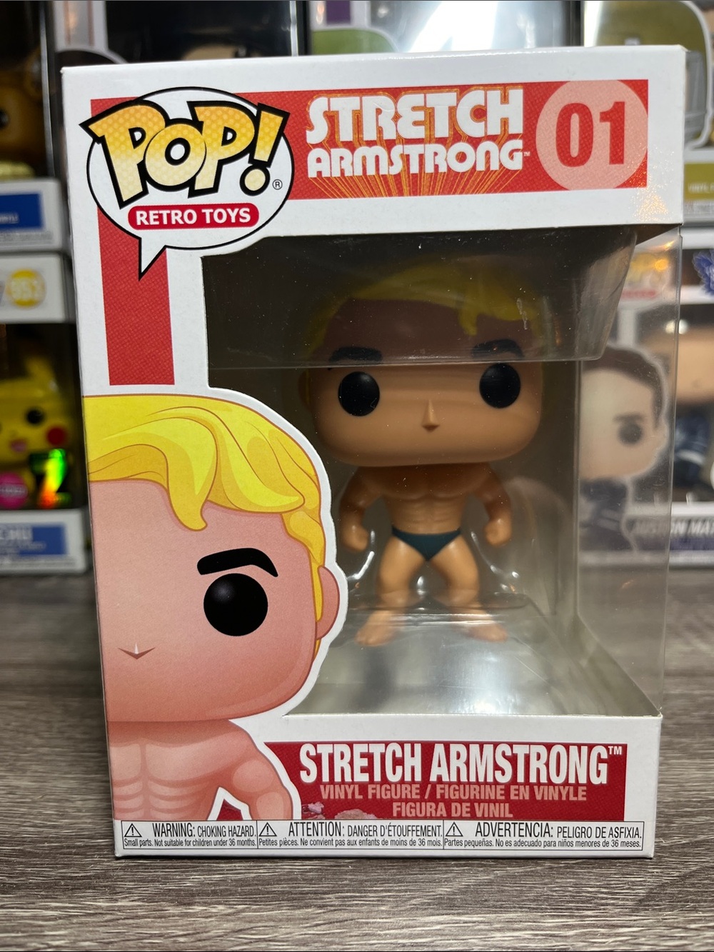 Funko Pop! Retro Toys Stretch Armstrong Vinyl Figure – Blonde, Tan